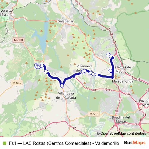 Fs1 bus Line Map