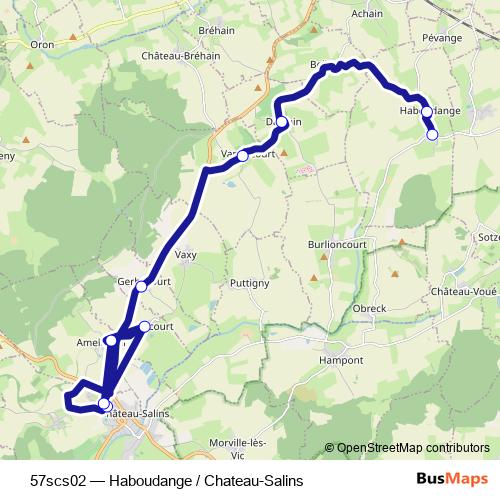 57scs02 bus Line Map