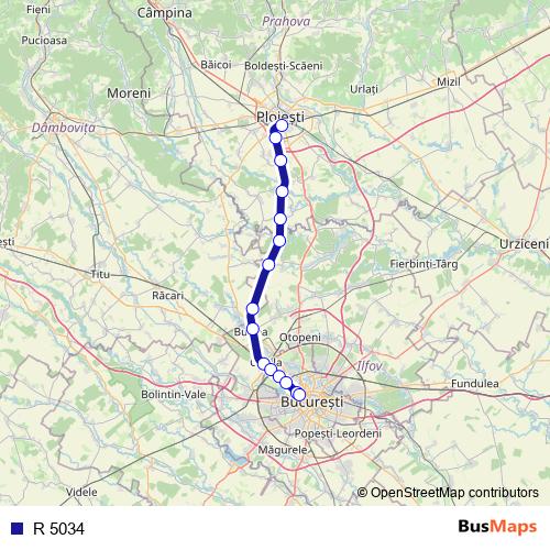 R 5034 rail Line Map