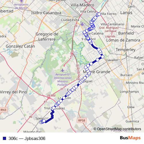 306c bus Line Map