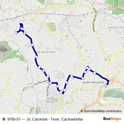 9785-51 bus Line Map