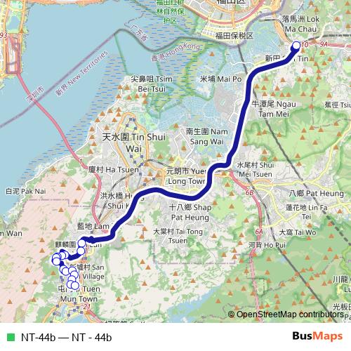 NT-44b bus Line Map