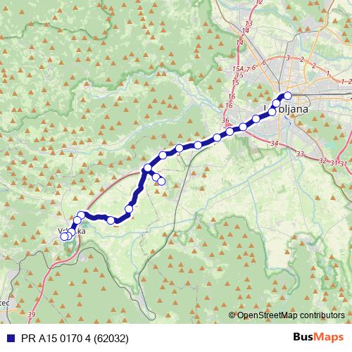 PR A15 0170 4 (62032) bus Line Map