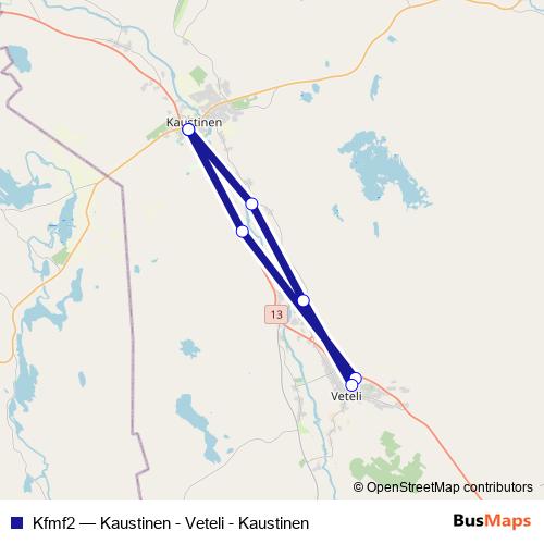 Kfmf2 bus Line Map