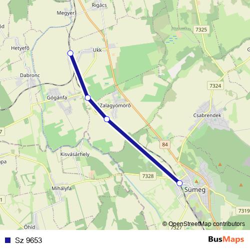 Sz 9653 rail Line Map