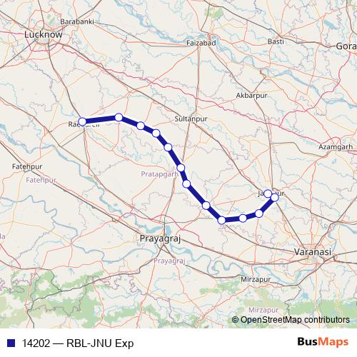 14202 rail Line Map