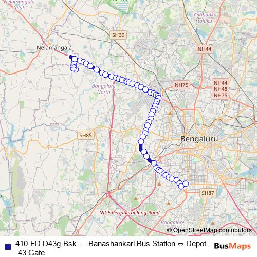 410-FD D43g-Bsk bus Line Map