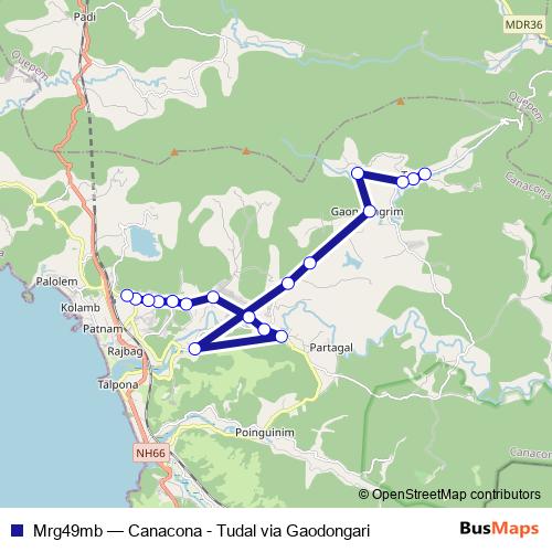 Mrg49mb bus Line Map