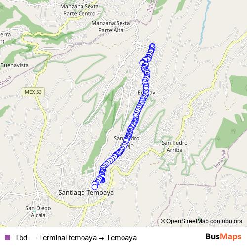 Tbd bus Line Map