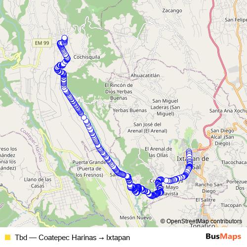 Tbd bus Line Map