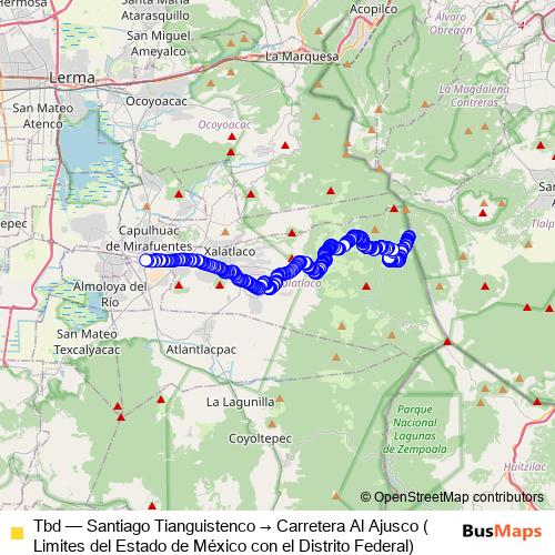 Tbd bus Line Map