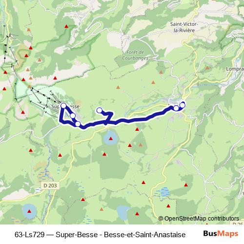 63-Ls729 bus Line Map
