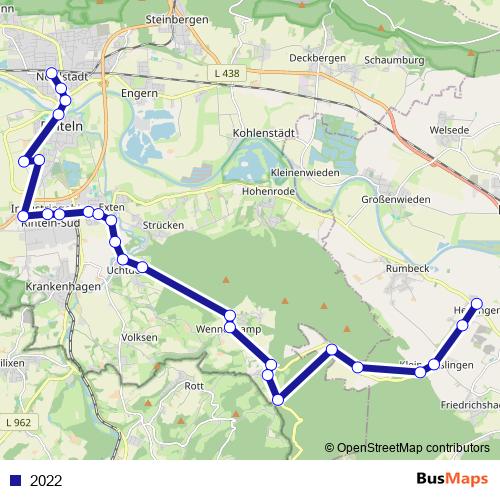 2022 bus Line Map
