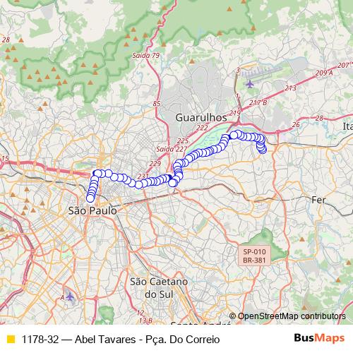 1178-32 bus Line Map