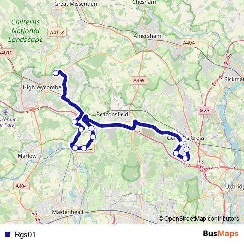 Rgs01 bus Line Map
