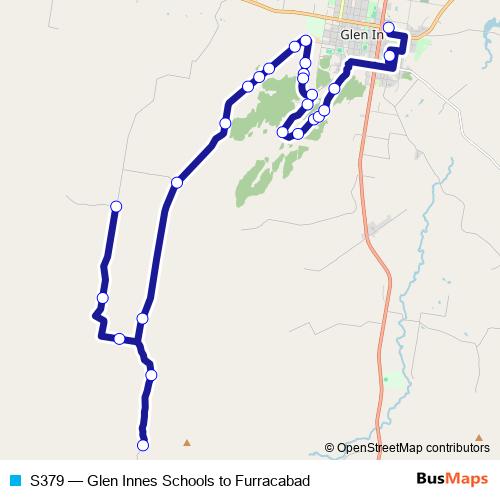 S379 bus Line Map