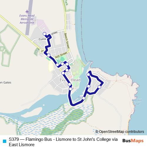 S379 bus Line Map