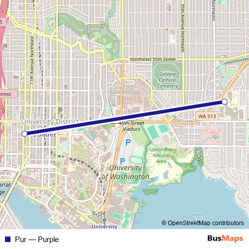 Pur bus Line Map