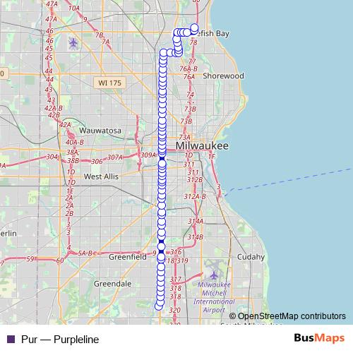 Pur bus Line Map