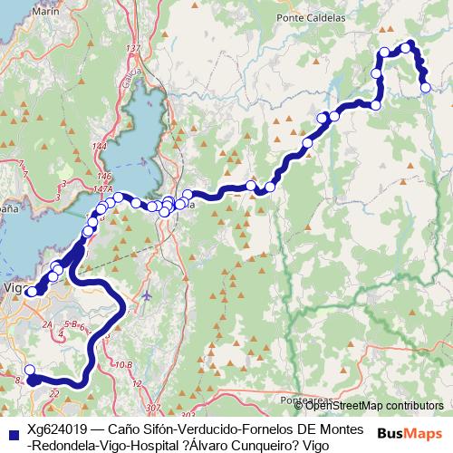 Xg624019 bus Line Map