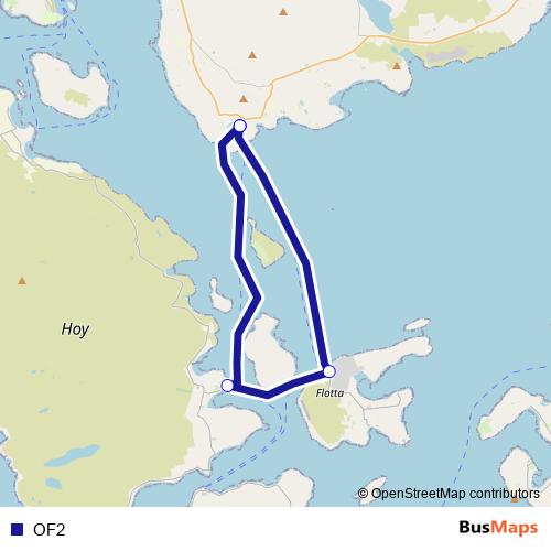 OF2 ferry Line Map