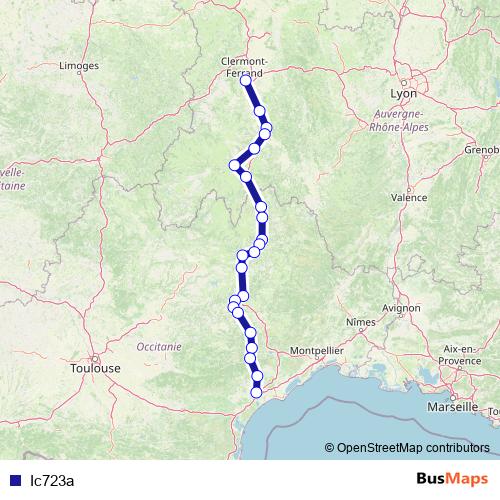 Ic723a rail Line Map