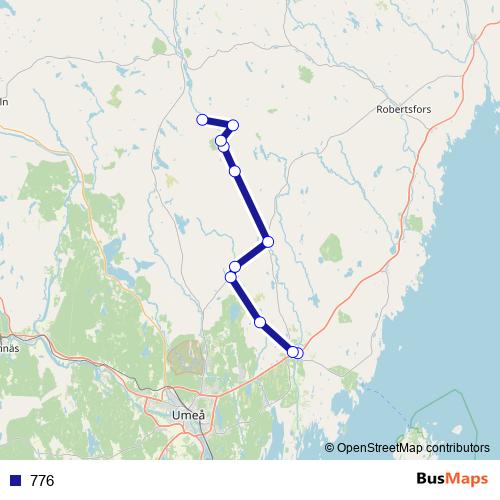 776 bus Line Map