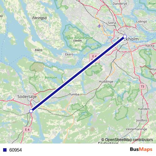 60954 bus Line Map
