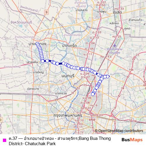 ต.37 bus Line Map