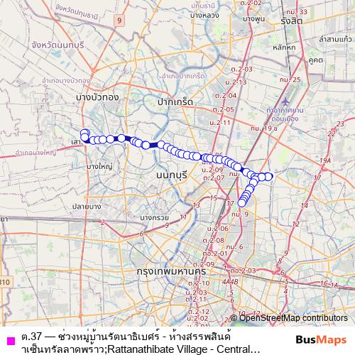 ต.37 bus Line Map