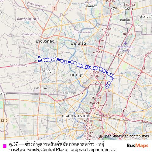 ต.37 bus Line Map