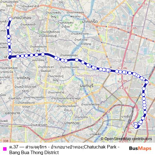 ต.37 bus Line Map