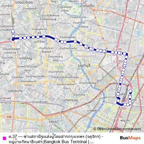 ต.37 bus Line Map