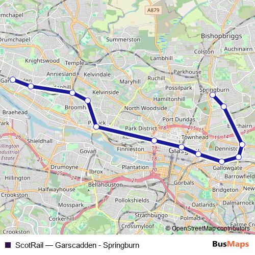 ScotRail rail Line Map