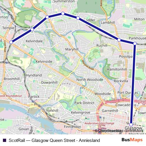 ScotRail rail Line Map