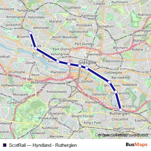 ScotRail rail Line Map