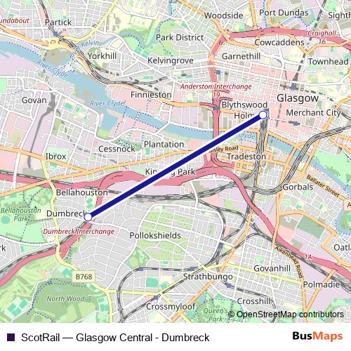 ScotRail rail Line Map