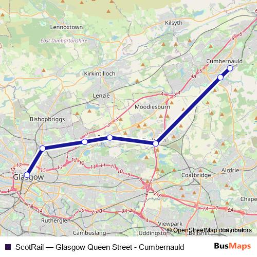 ScotRail rail Line Map