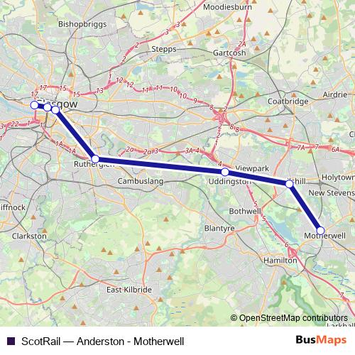 ScotRail rail Line Map