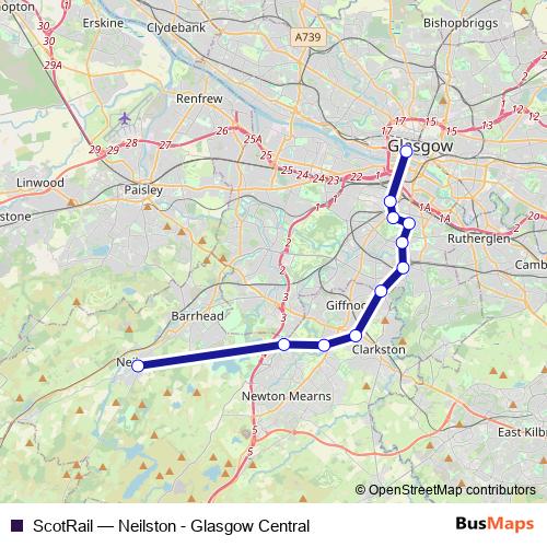 ScotRail rail Line Map