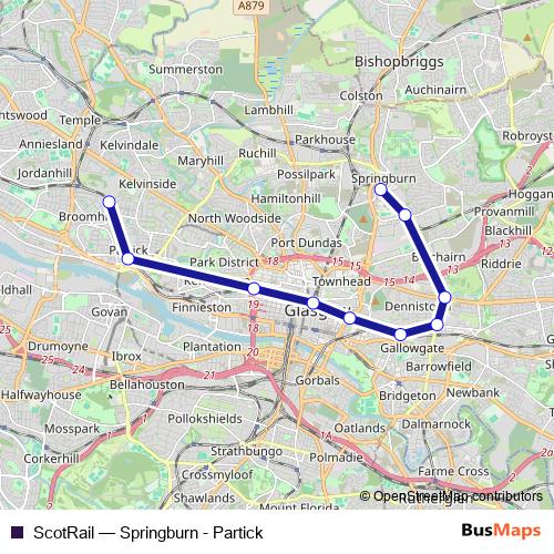 ScotRail rail Line Map