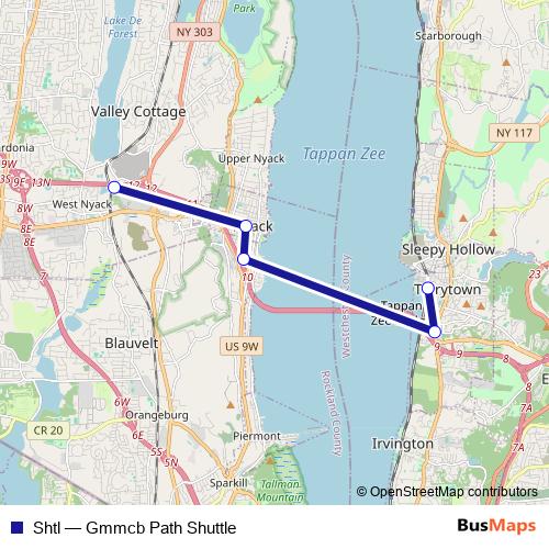 Shtl bus Line Map