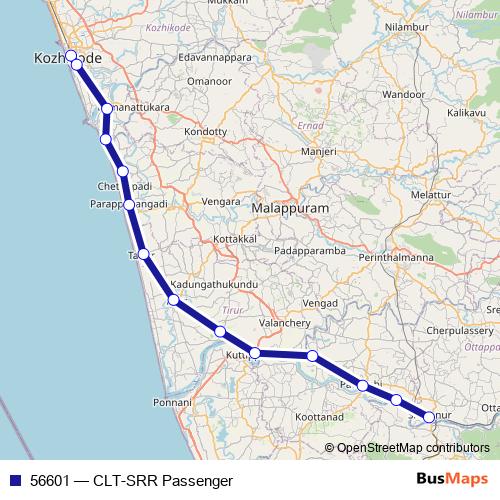 56601 rail Line Map
