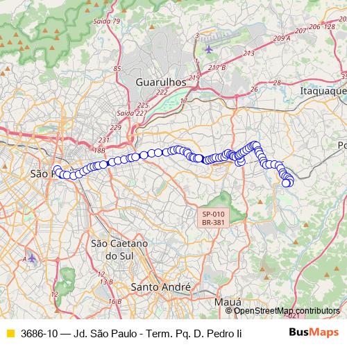 3686-10 bus Line Map
