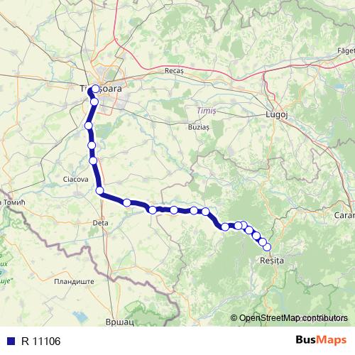 R 11106 rail Line Map