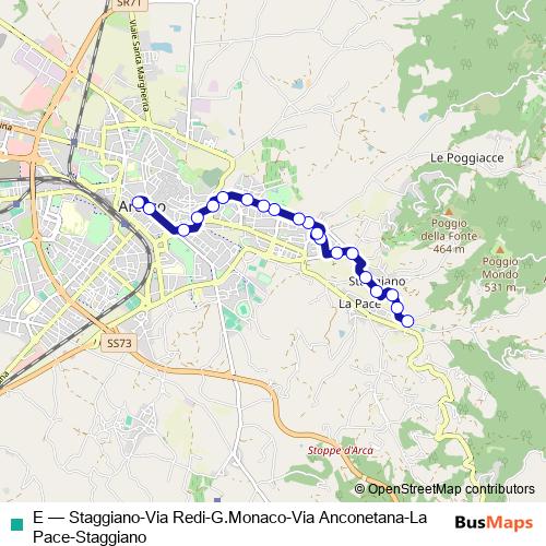 E bus Line Map