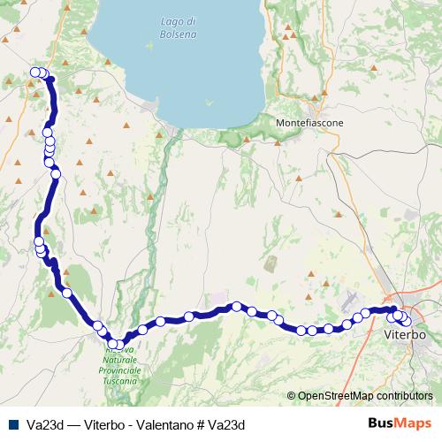 Va23d bus Line Map