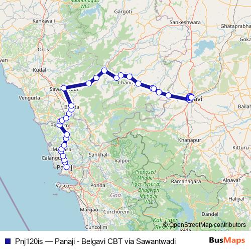 Pnj120is bus Line Map