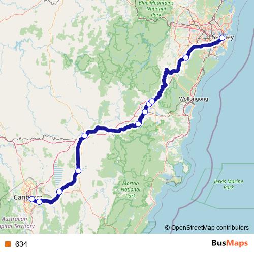 634 rail Line Map