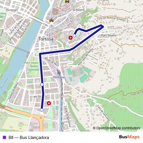 Bll bus Line Map